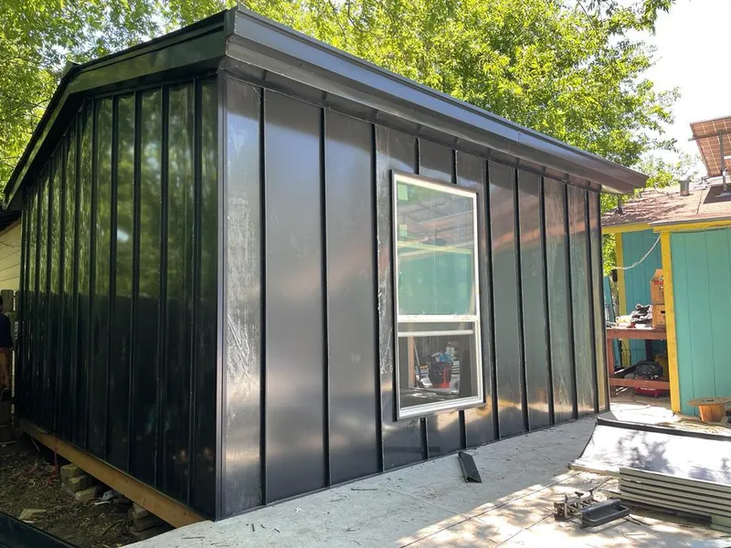 Black standing seam metal wall panels for Roof Inspection in Dawsonville